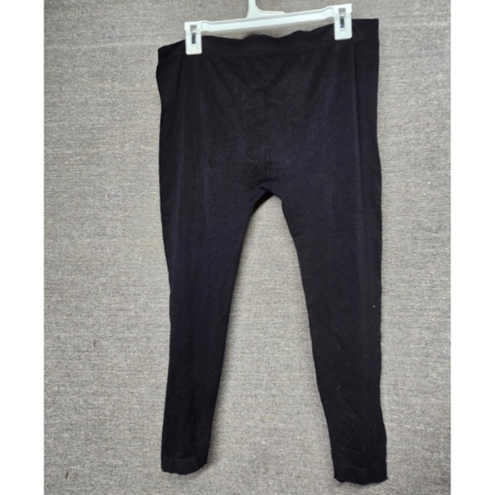 Prime Cut Black‎ Seamless Leggings One Size High Waisted Nylon Spandex Stretch
